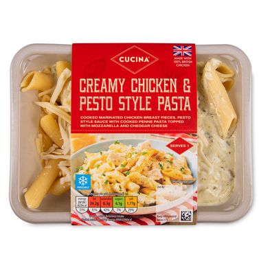 Cucina Creamy Chicken & Pesto Style Pasta 400g