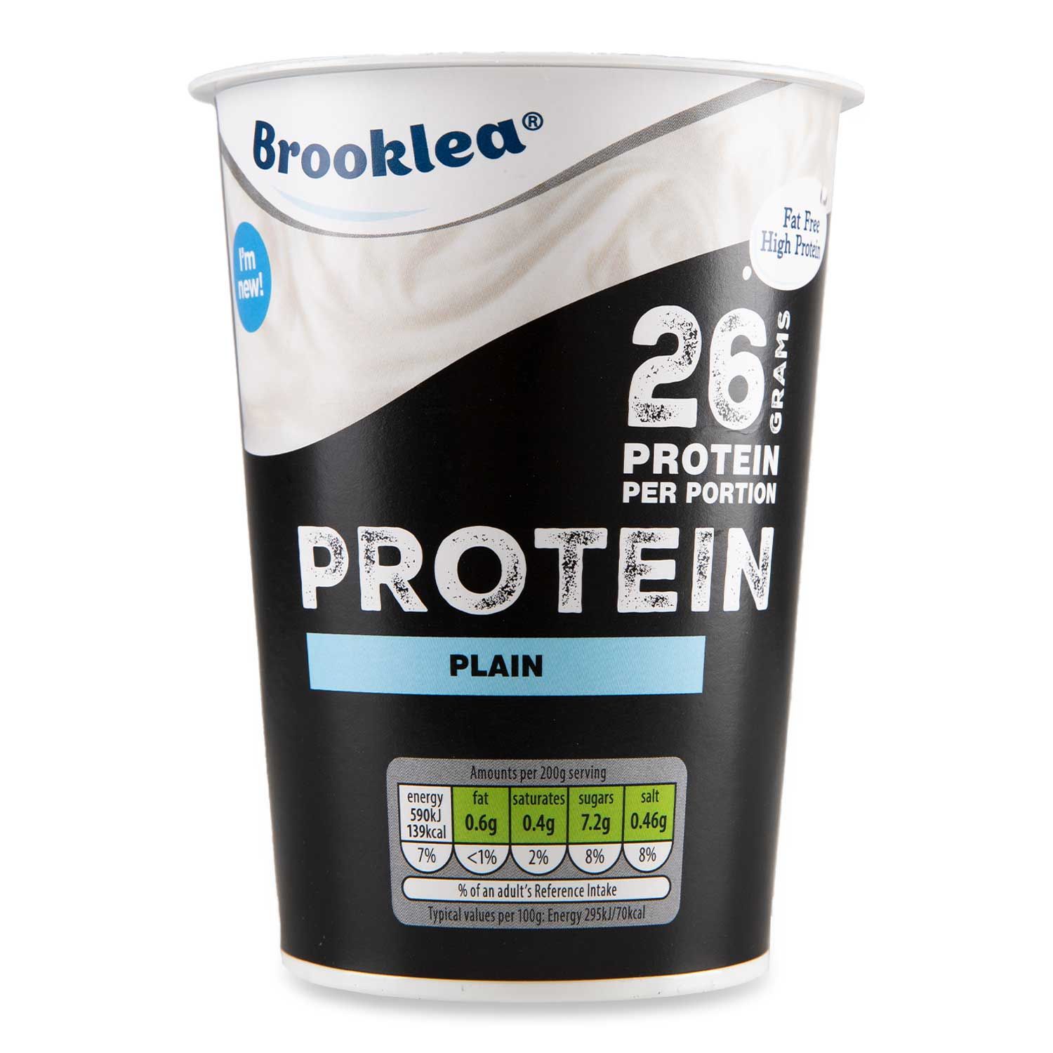 Brooklea Plain Protein Fat Free Yogurt 450g ALDI