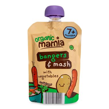 Mamia Bangers & Mash With Vegetables 130g