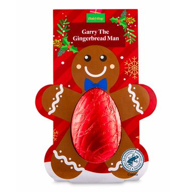 Dairyfine Chocolate Garry The Gingerbread Man 62g