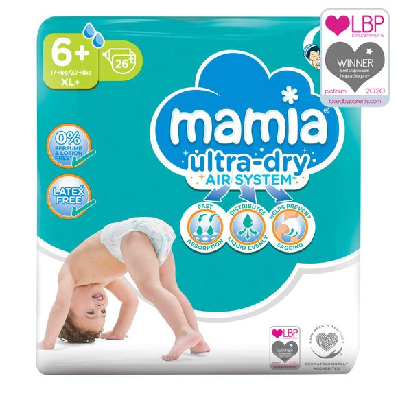 Aldi Mamia Extra Large Size 6 Anti leak Easy Pants 2x18 Pack 15+kg/33+lbs 36Pack 