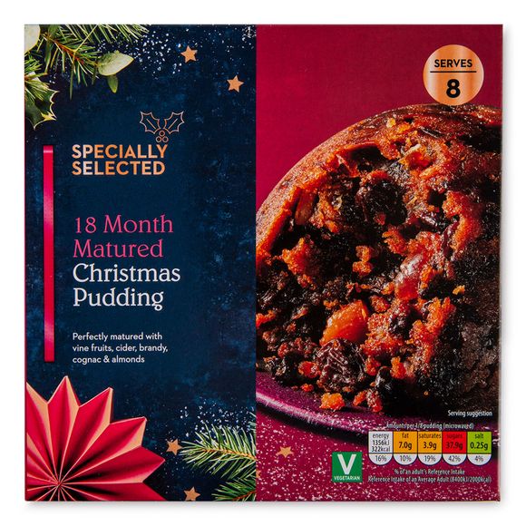 Specially Selected 18 Month Matured Christmas Pudding 800g | ALDI