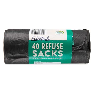 Everyday Essentials Refuse Sacks 40 Pack/70l