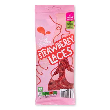 Dominion Strawberry Laces 75g