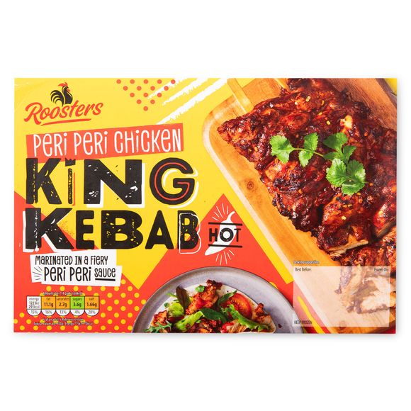 Oakhurst Cook From Frozen Chicken King Kebab Peri Peri 924g | ALDI