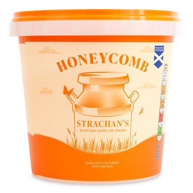 Strachan's Scottish Dairy Honeycomb Ice Cream 1l