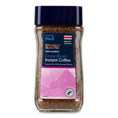 Specially Selected Costa Rican Instant Coffee Stength No 3 100g