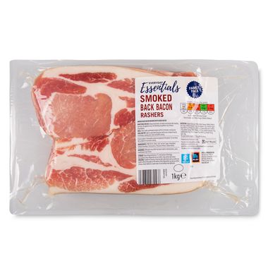 Everyday Essentials Smoked Back Bacon Bumper Pack 1kg