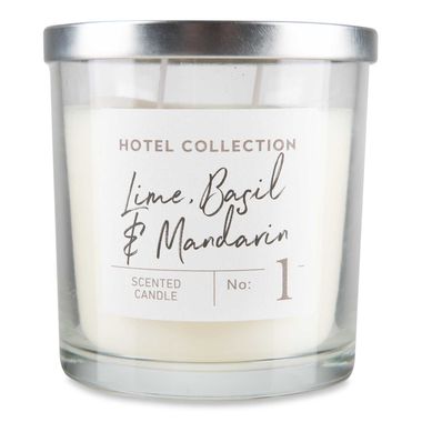 Hotel Collection Lime, Basil & Mandarin Scented Candle 335g