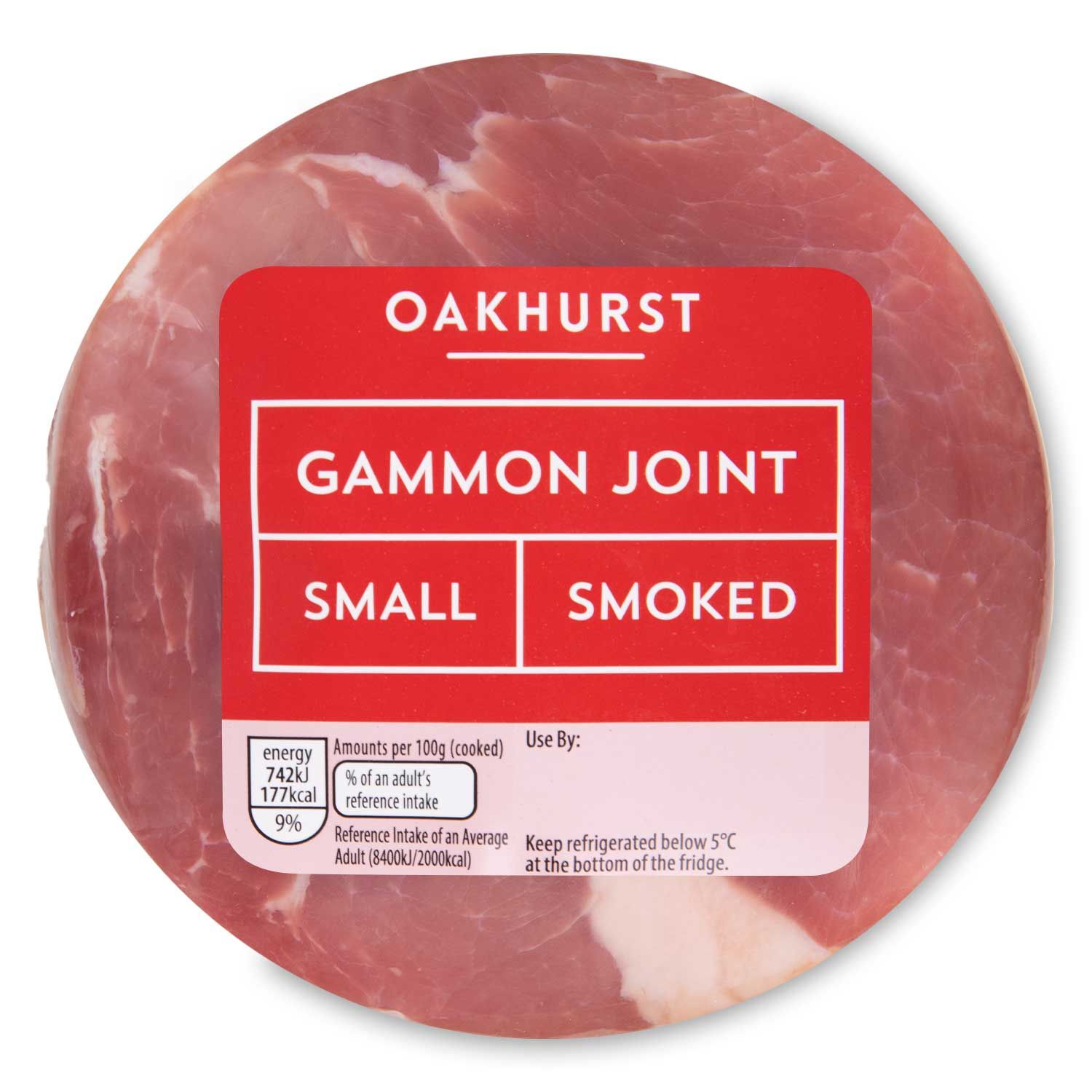 Oakhurst Small Smoked Gammon Joint 750g ALDI