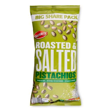 Snackrite Roasted & Salted Pistachio Nuts 400g