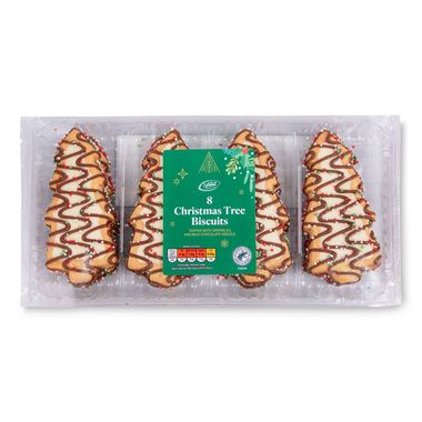 Belmont White Chocolate Christmas Tree Biscuits 200g