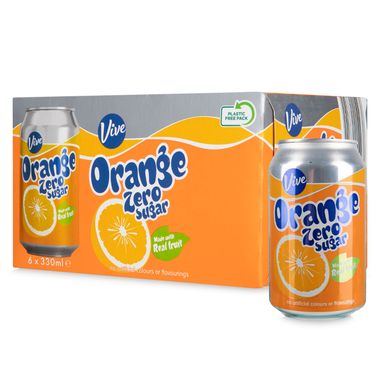 Vive Orange Zero Sugar 6x330ml