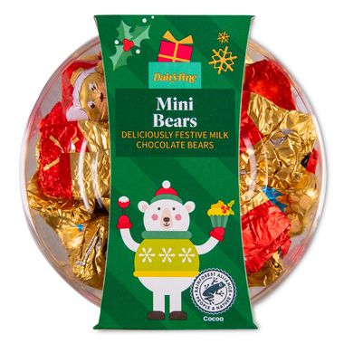 Dairyfine Mini Chocolate Bears 125g/25 Pack