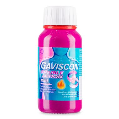 Gaviscon Double Action Heartburn & Indigestion Liquid Mint Flavour 150ml