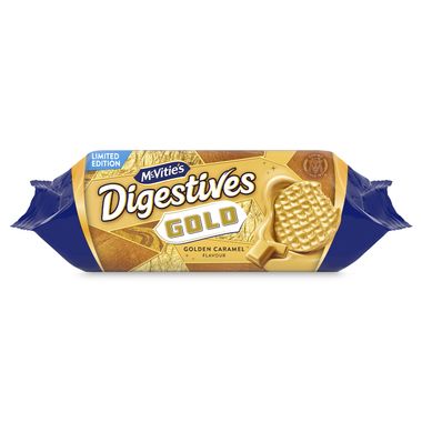 Mcvitie's Limited Edition Golden Caramel Flavour Digestives 232g