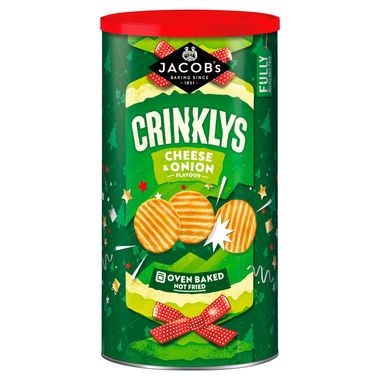 Jacob's Cheese & Onion Flavour Crinklys 200g