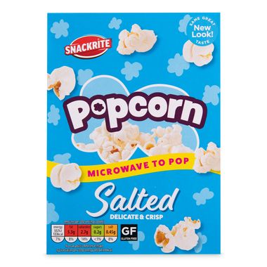 Snackrite Microwave Popcorn Salted 91g