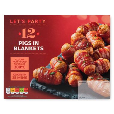 Let's Party Pigs In Blankets 240g/12 Pack