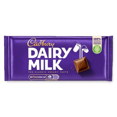 Cadbury Dairy Milk Chocolate Bar 95g