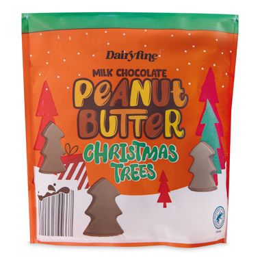 Dairyfine Milk Chocolate Peanut Butter Christmas Trees 90g