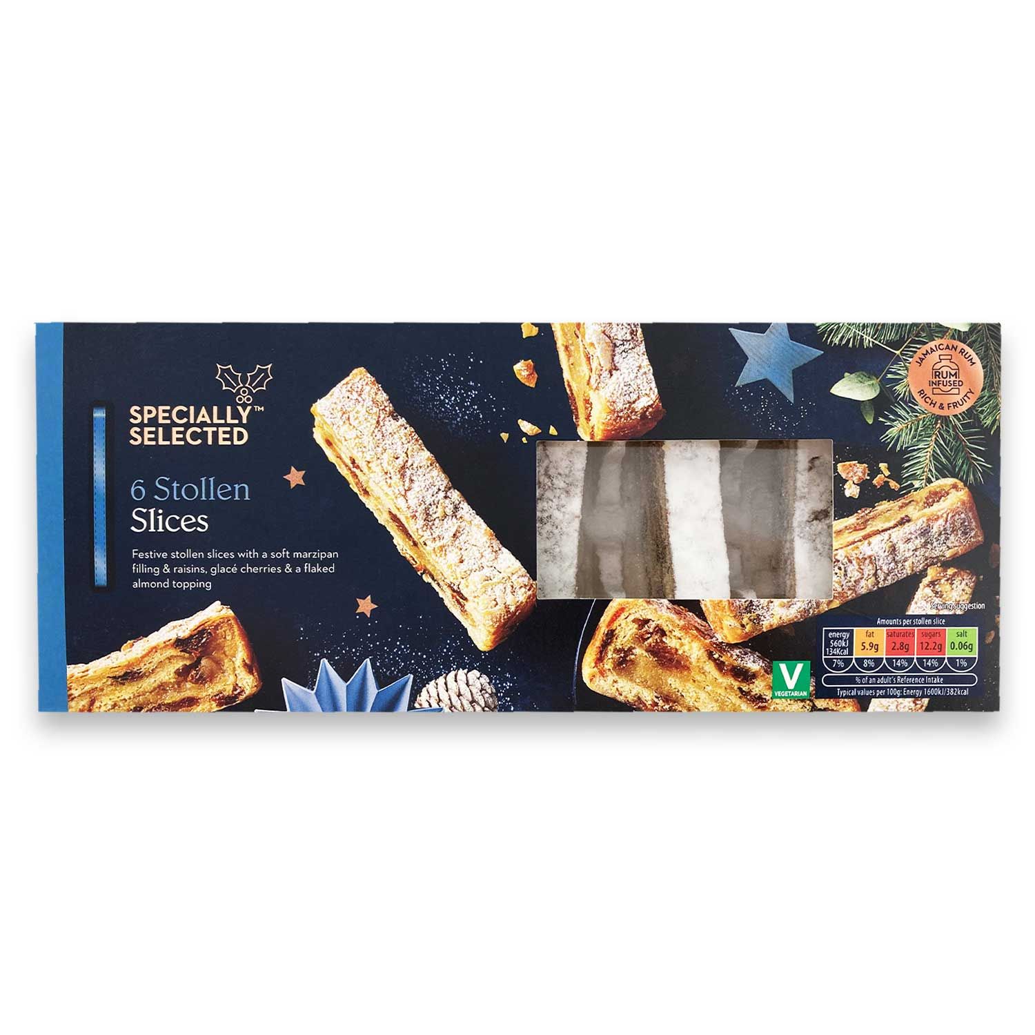 Specially Selected Stollen Slices 6 Pack ALDI   4088600430485 0 XL 