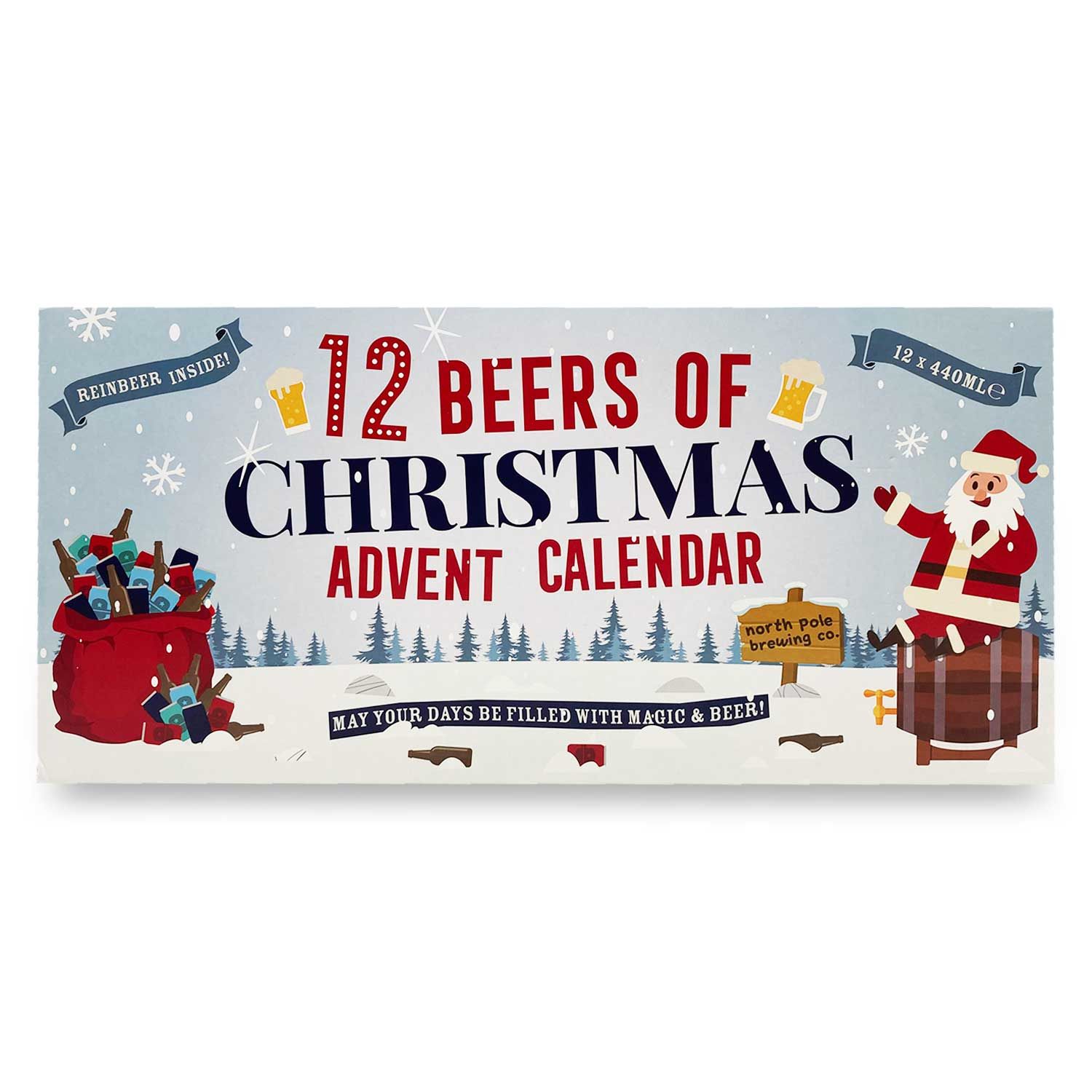 12 Beers Of Christmas Advent Calendar 12x440ml ALDI