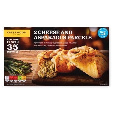 Crestwood Cheese & Asparagus Parcels 2x200g