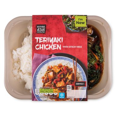 Asia Specialties Teriyaki Chicken With Sticky Rice 400g