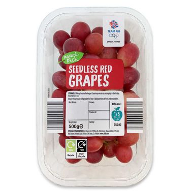 Nature's Pick Red Seedless Grapes 500g