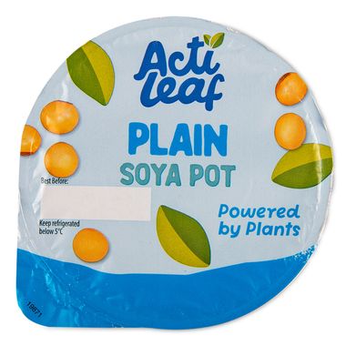 Acti Leaf Plain Soya Pot 500g