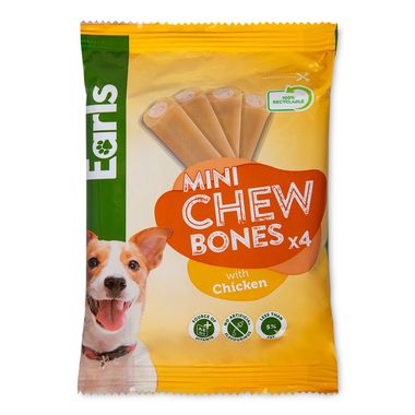 Earls Mini Chew Bones With Chicken 180g/4 Pack