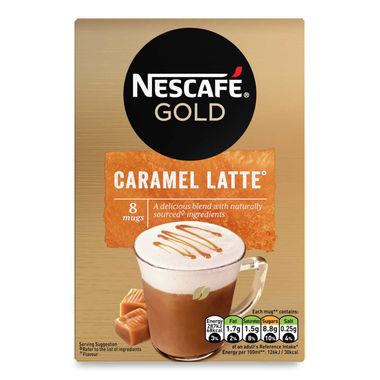 Nescafé Caramel Latte (136g) 8 X 17g