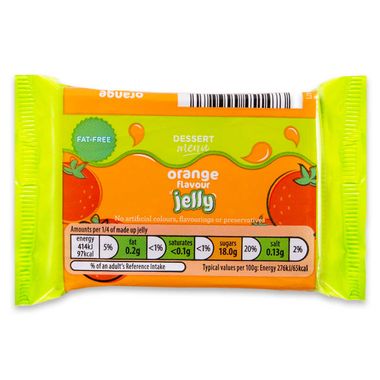 Dessert Menu Orange Flavour Jelly 135g