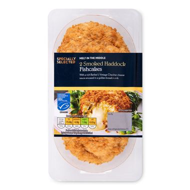 Specially Selected Melt In The Middle Smoked Haddock Fishcakes 290g