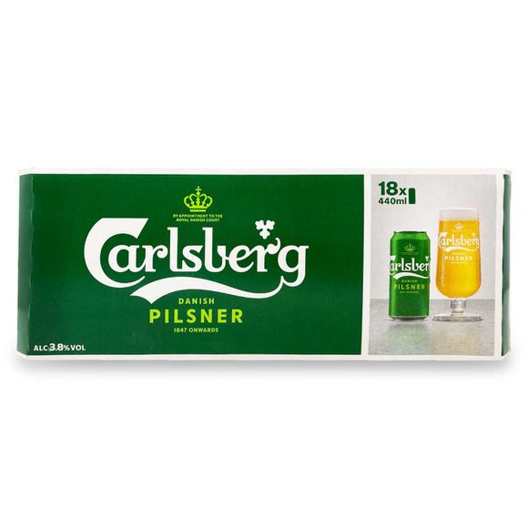 Carlsberg Pilsner Lager Beer Cans 18 X 440ml | ALDI