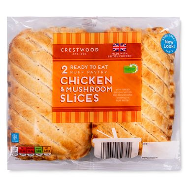 Crestwood Chicken & Mushroom Slices 300g/2 Pack