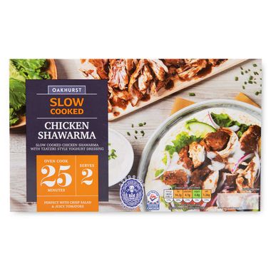 Oakhurst Slow Cooked Chicken Shawarma 480g