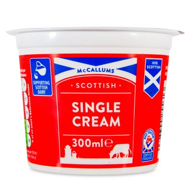 McCallums Scottish Single Cream 300ml