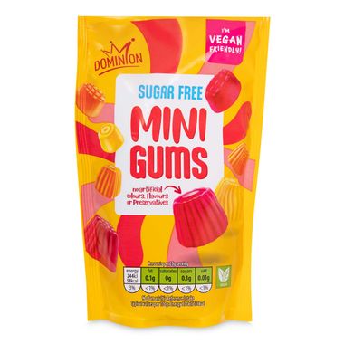 Dominion Sugar Free Mini Gums 75g