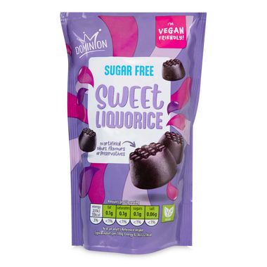 Dominion Sugar Free Sweet Liquorice 75g