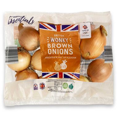 Everyday Essentials Brown Onions 1kg