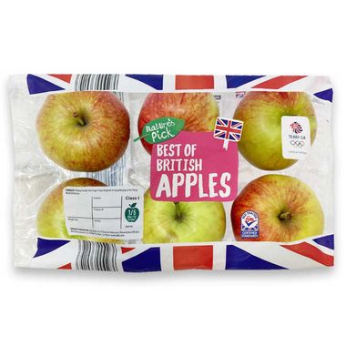 Nature's Pick Best Of British Apples 6 Pack