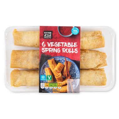 Inspired Cuisine Vegetable Spring Rolls 240g/6 Pack