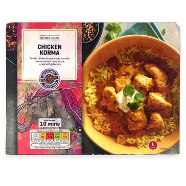 Inspired Cuisine Chicken Korma With Pilau Rice 400g