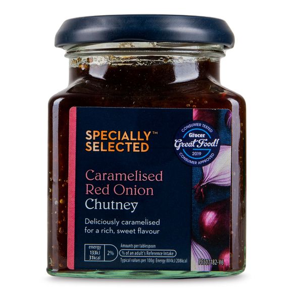 Specially Selected Caramelised Red Onion Sweet Chutney 310g ALDI   4088600041582 0 L 