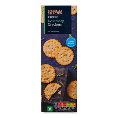 Specially Selected Gourmet Rosemary Crackers 185g