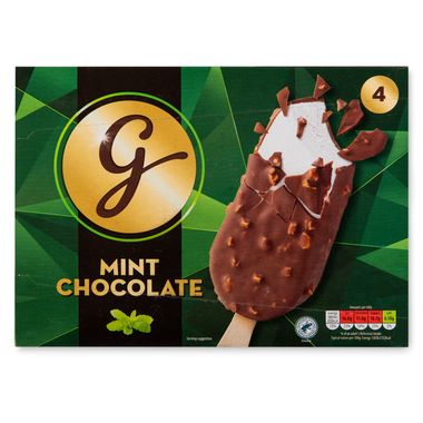 Gianni's Mint Chocolate Ice Creams 4x110ml