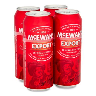 Mcewan's Mcewan's Export Original Scottish Premium Beer Cans 4 X 500ml