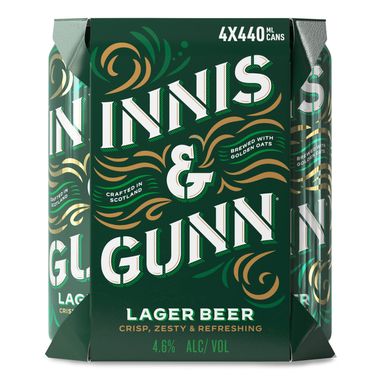 Innis & Gunn Lager Beer 4x440ml